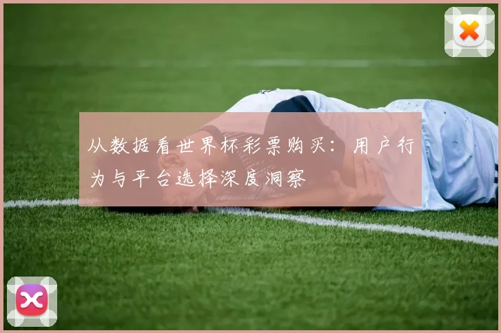 从数据看世界杯彩票购买：用户行为与平台选择深度洞察